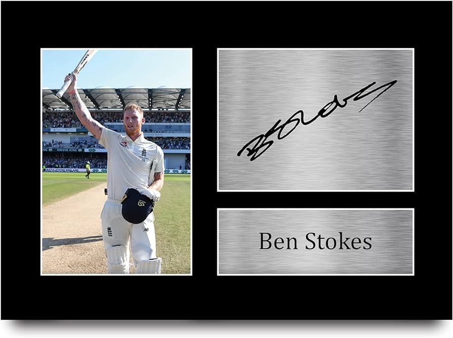 Ben Stokes Autograph