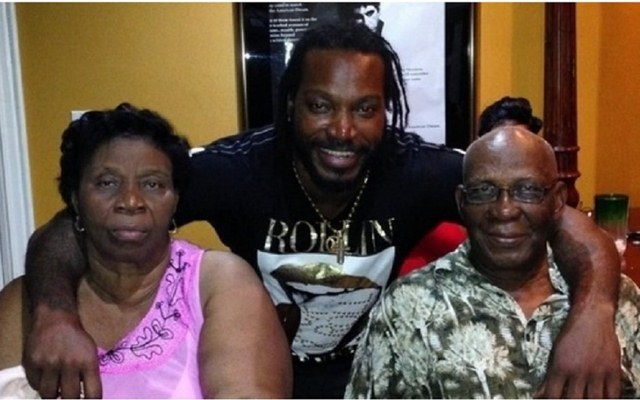 Chris Gayle Parents